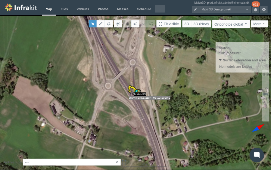 Integration with Infrakit is an advantage on mixed job sites
