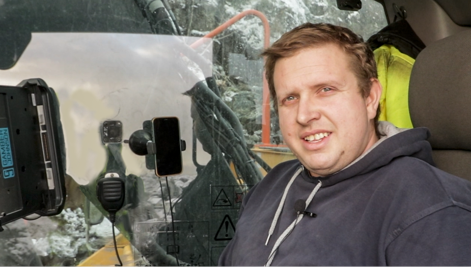 Øyvind Stavheim, machine operator at Lesja Bulldozerlag