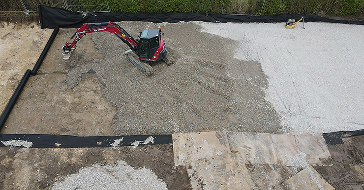 Building a parking lot