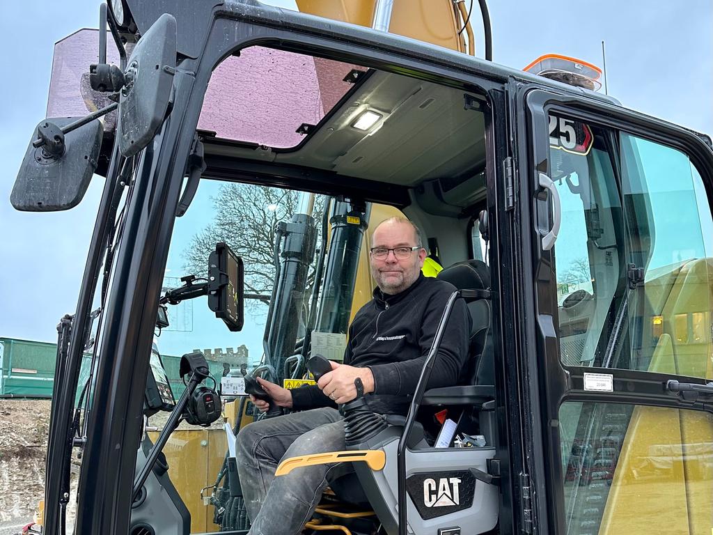 Stefan Lindby from the company Väg och Byggnadsgrus på Gotland AB
